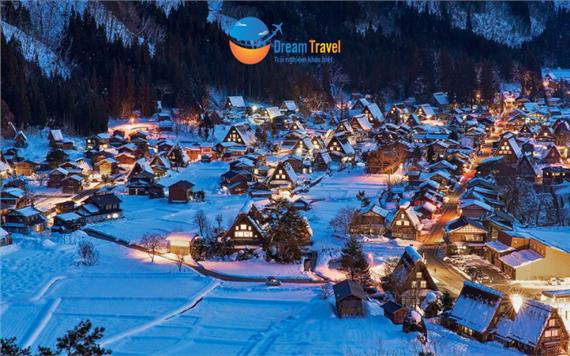 [HCM] Tour Nhật Bản Đón Năm Mới Bính Ngọ 2026 Tại Làng Cổ Shirakawago